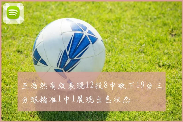 王浩然高效表现12投8中砍下19分三分球精准1中1展现出色状态